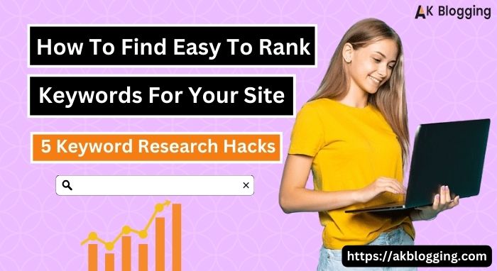 how to find easy to rank keyword for site