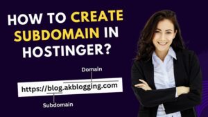 how to create subdomain in hostinger